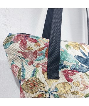 TOTEBAG FLOREALE IN GOBELINE