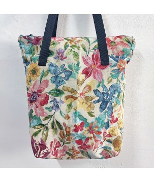 TOTEBAG FLOREALE IN GOBELINE